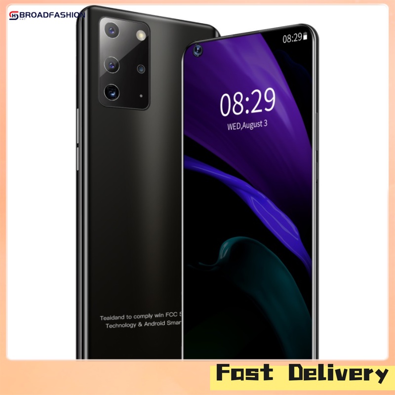 Broadfashion Note23 Pro Mobile Phone 7.2 "HD Screen Fingerprint Unlock Smartphone ราคา 3,177 บาท*ส่งฟรี