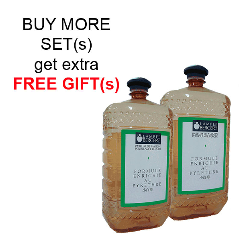 Buy LAMPE BERGER LB ESSENTIAL OIL 2L SET (2 BOTTLES) - PYRETHRE (小白菊) Singapore