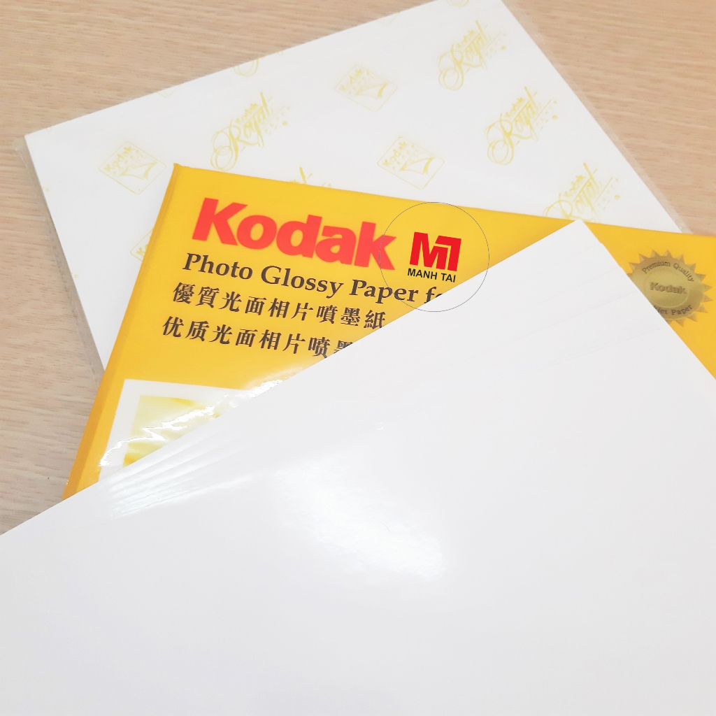 Giấy in ảnh Kodak bóng 1 mặt định lượng 230g