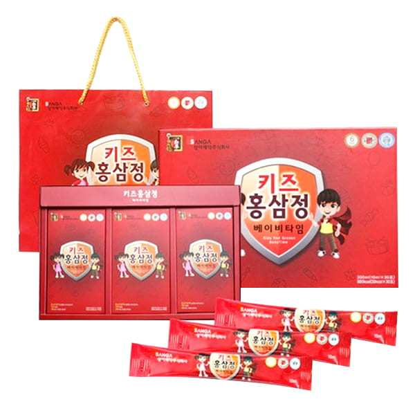 Hồng sâm trẻ em Korea Red Ginseng Baby hộp 30 gói date mới ( Chính Hãng)