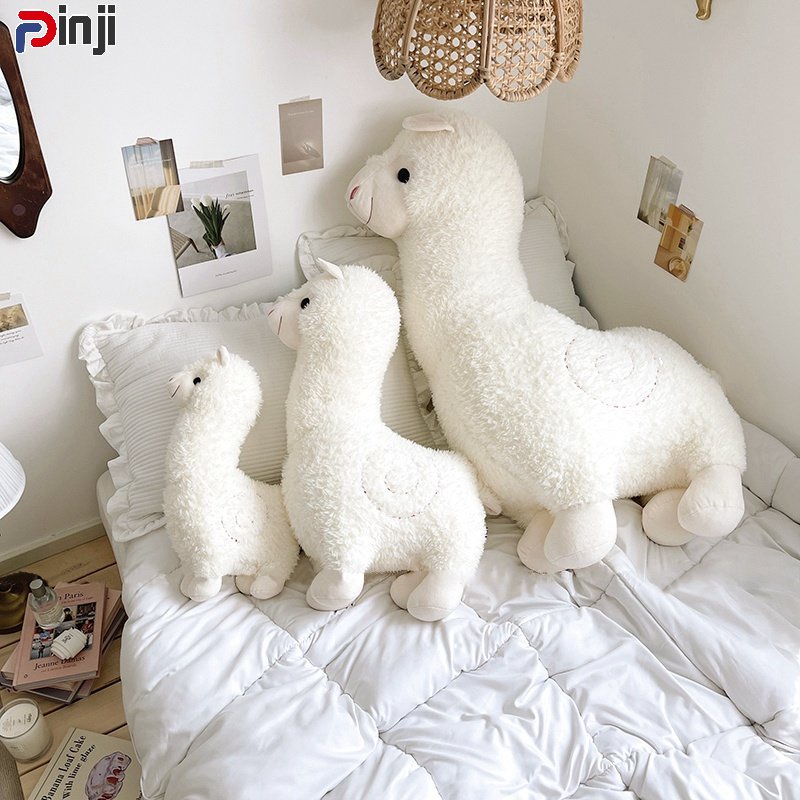 Thú Nhồi Bông Hình Lạc Đà Alpaca Dễ Thương Trang Trí Ghế Sofa Happyhouse