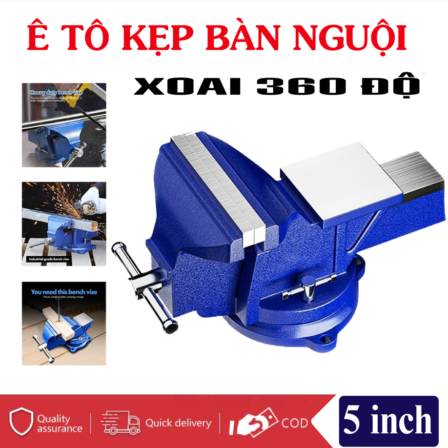 Mode 6011 ê tô bàn nguội, ngàm mở 150mm, xoay 360° chuyên dùng để kẹp