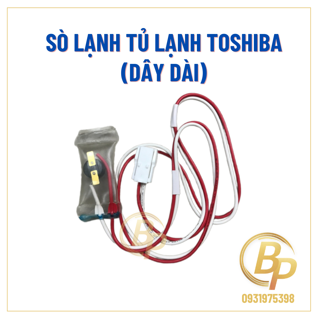 Cảm Biến Nhiệt Độ Âm (Sò Lạnh) Tủ Lạnh Toshiba ( Dây Dài) - Sò Toshiba - Sò lạnh Toshiba