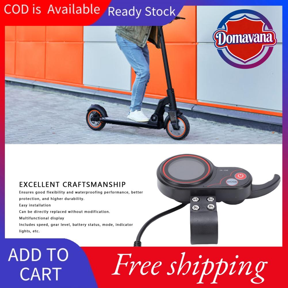 Domavana Tay ga điện Lucute với màn hình LCD và Chế độ tăng tốc cho bánh răng tốc độ cho KUGOO M4 và phụ kiện xe tay ga thay thế chống nước Giá 654,000 Đồng*Miễn phí vận chuyển