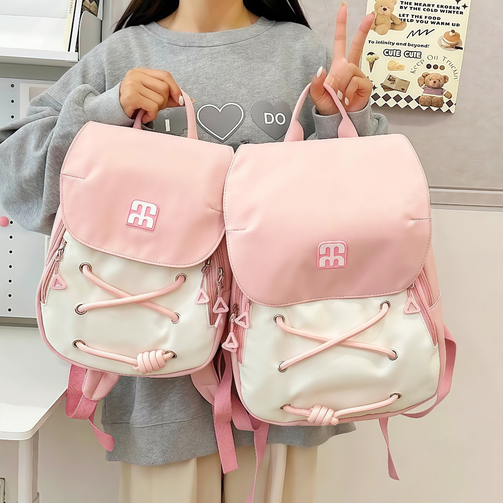 Backpack Pink Soft - Jual Backpack Pink Soft Terbaru Indonesia Tas Ransel Pink Soft Tas Ransel Anti Air Tas Ransel Korea Style Tas Ransel Multifungsi www lazada co id