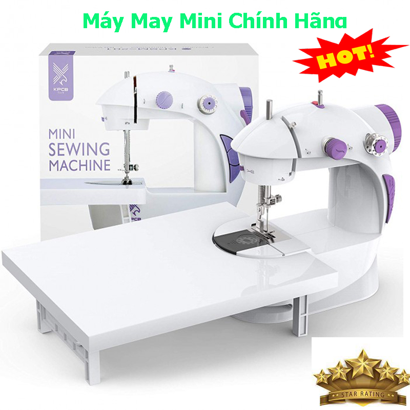    Mẫu Mới   Máy May Mini Có Vắt Sổ  - Thiết Kế Nhỏ Gọn Độ Bền Cao - Dễ Sử Dụng - Hoạt Động Êm Ái Dễ Dàng Thao Tác Sử Dụng May Vá Riêng Cho Các Mẹ Tại Nhà - Bảo Hành 12 Tháng 