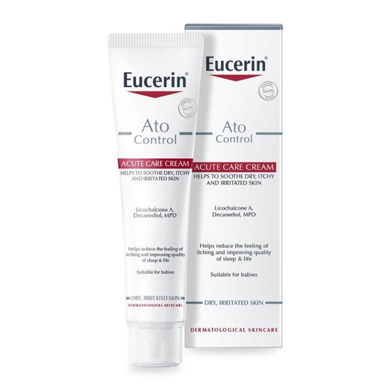 eUCERIN Kem Dưỡng Giảm Ngứa, Đỏ Da Eucerin Ato Control Acute Care 40ml- SẢN PHẨM ĐƯỢC YÊU THÍCH TRÊN THỊ TRƯỜNG HIỆN NAY, DÙNG RẤT TỐT LUÔN Ạ, DÙNG RẤT THÍCH, KHÁCH YÊU TRẢI NGHIỆM ỦNG HỘ SHOP