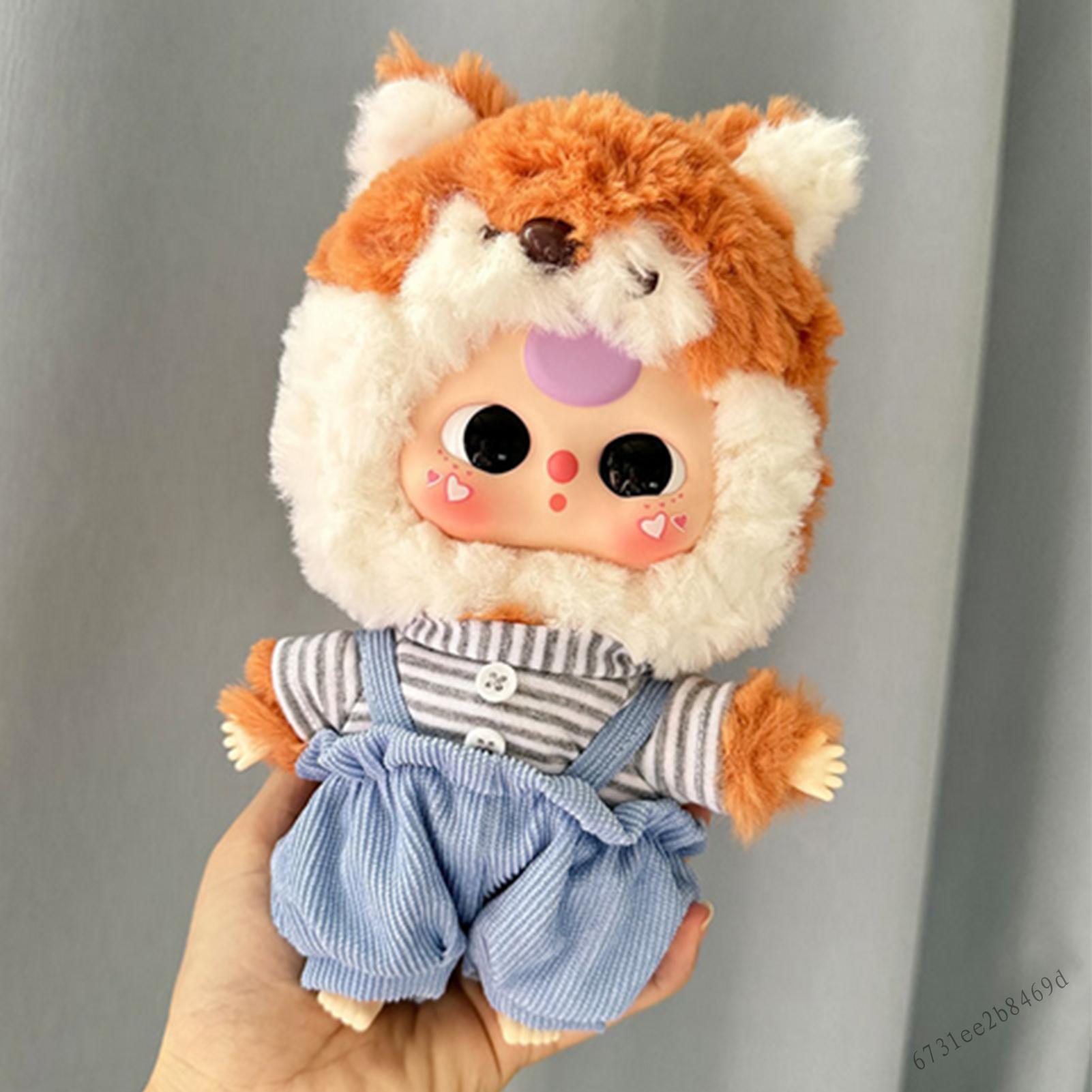 Quần áo búp bê nhồi bông đáng yêu Thân thiện với da Búp bê sang trọng Quần áo Đồ chơi trẻ em cho đồ chơi sang trọng Quần áo cô gái Quà tặng Ger-VN