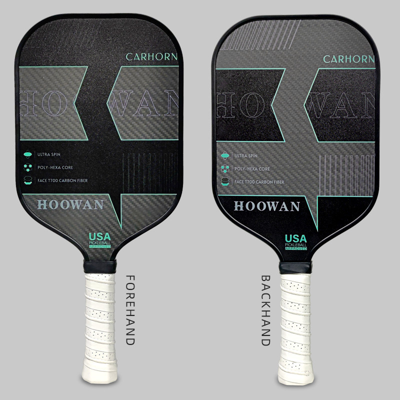 Hoowan carhorn vợt pickleball usapa T700 sợi carbon 3K 16mm pickleball vợt với Túi