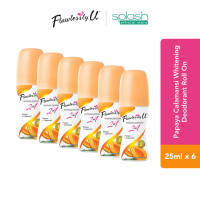 Flawlessly U 2in1 Papaya Calamansi Whitening Deodorant Roll On 25ml - Set of 6