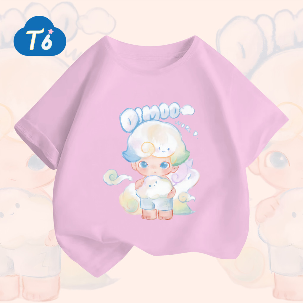 T6🔥มาใหม่ ลายเยอะ ผ้าดีมาก🔥เสื้อยืด summer เสื้อยืด oversize Pop Mart 100% Cotton 6สี 100-140 ราคา 149 บาท*ส่งฟรี