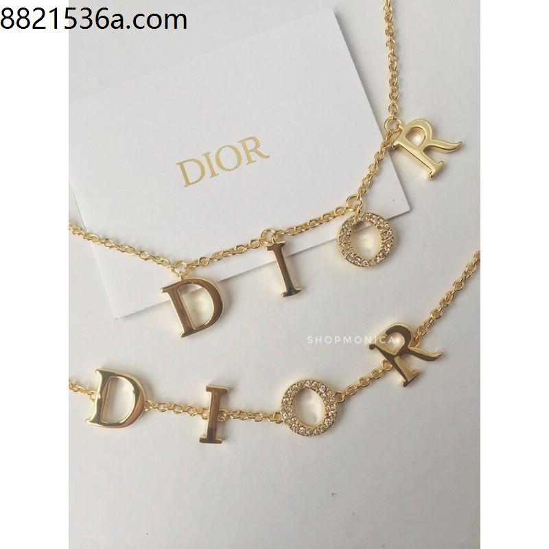 Christian Dior Vintage Dior Logo Charm Logo Necklace  Etsy