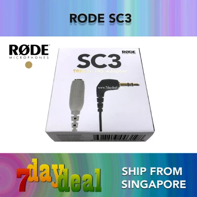 Rode SC3 TRRS to TRS Adaptor (For SmartLav & SmartLav+ Microphone)