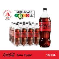 Coca-Cola Zero Sugar (12 x 1.5L) Case [Packaging May Vary]