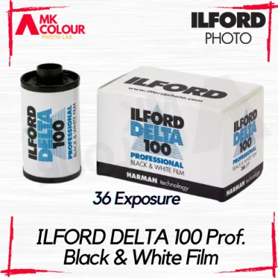 Ilford Delta 100 Professional B&W film 135mm Film-36 (Black & White/ ISO100)