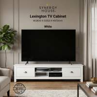 Synergy House Lexington TV Cabinet 6FT | Fits Up to 65” TV | Kabinet TV Storage Unit with Drawers