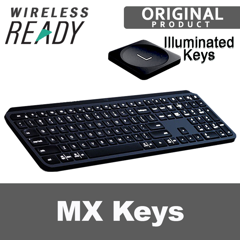 Logitech MX Keys Advanced Illuminated Wireless Keyboard MAC/ PC Singapore