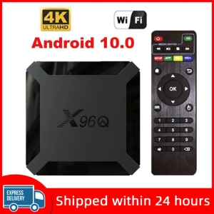 ภาพหน้าปกสินค้า⚡พร้อมส่ง⚡ X96Q TV Box Android 10 Smart tv box 2020 TvBox Allwinner H313 Quad Core 4K 60fps 2.4G Wifi ดู Google Player Yo ได้✔✔ ที่เกี่ยวข้อง