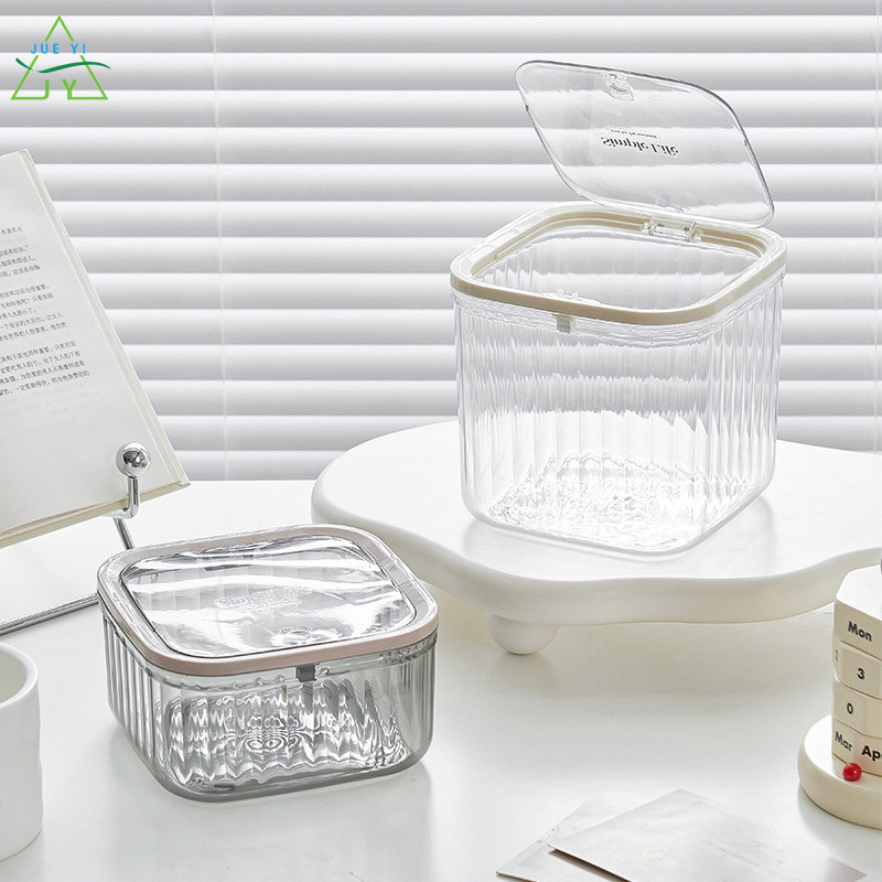 KS Báo Chí trên thùng rác để bàn mini trong suốt cao thẩm mỹ để bàn giỏ đựng giấy phòng ngủ gia đình Thùng rác nhỏ cạnh giường ngủ