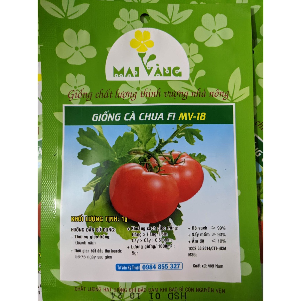 Hạt giống cà chua f1 1g