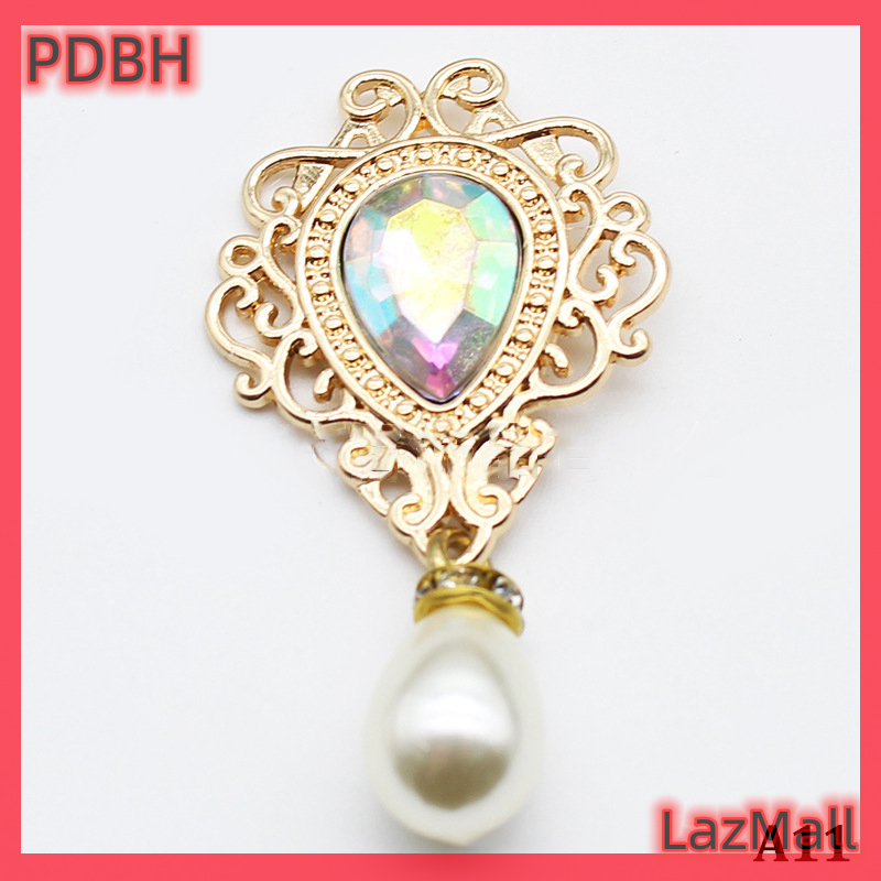 Flash Sale Mặt dây chuyền ngọc trai kim loại phẳng trang trí thời trang tuyệt đẹp lời mời đám cưới kỳ nghỉ Phụ kiện sáng tạo