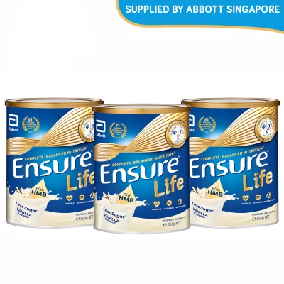 [Bundle of 3] Ensure Life Adult Nutrition - Vanilla 850g