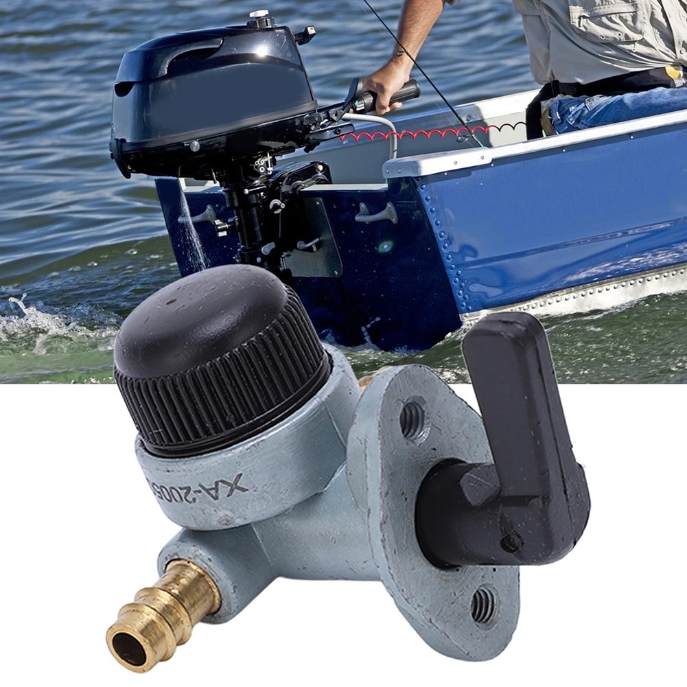 【Tự động thời trang】 Công Tắc vòi nhiên liệu nhựa ABS động cơ 2 thì vòi nhiên liệu ngoài bằng hợp kim kim loại