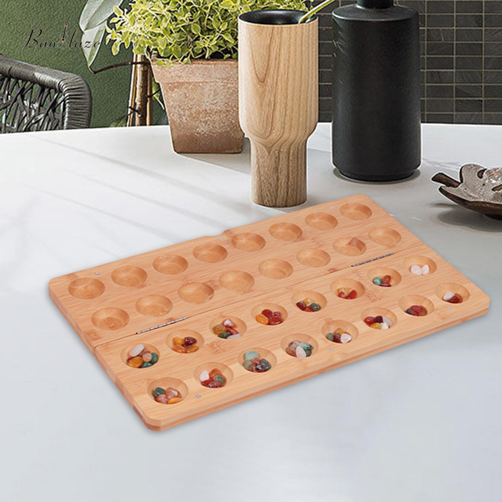 Baoblaze Mancala Board Game Ancient Strategy Game Travel Christmas Gift Kids Children Entertainment for 2 Players 65 Colored Stones ราคา 15,773 บาท*ส่งฟรี