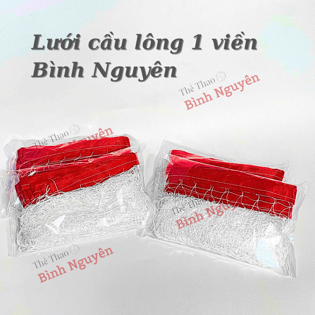 Lưới cầu lông Lưới đánh cầu lông Bình Nguyên 1 viền MỎNG - NHẸ - BỀN ĐẸP dài 6,1m rộng 0,7m luyện tập đánh cầu lông