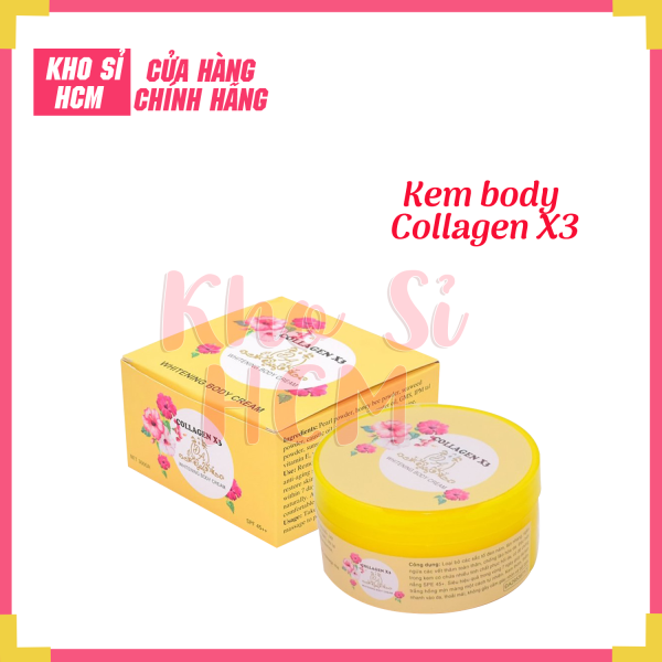 [HCM] Kem trắng da body Collagen X3 ( hàng chính hãng)