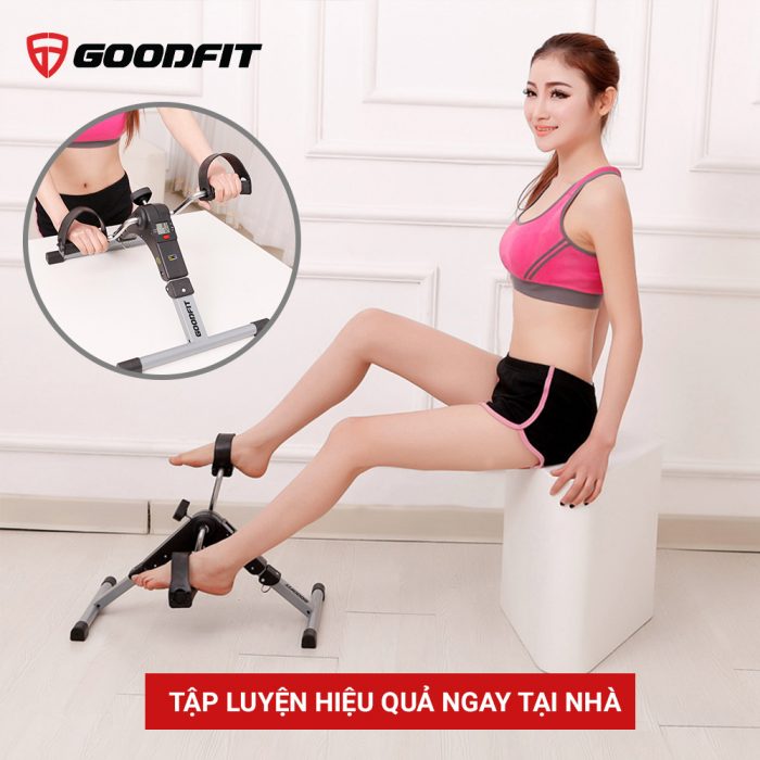 Xe đạp thể dục mini tại nhà gấp gọn GoodFit GF002MB