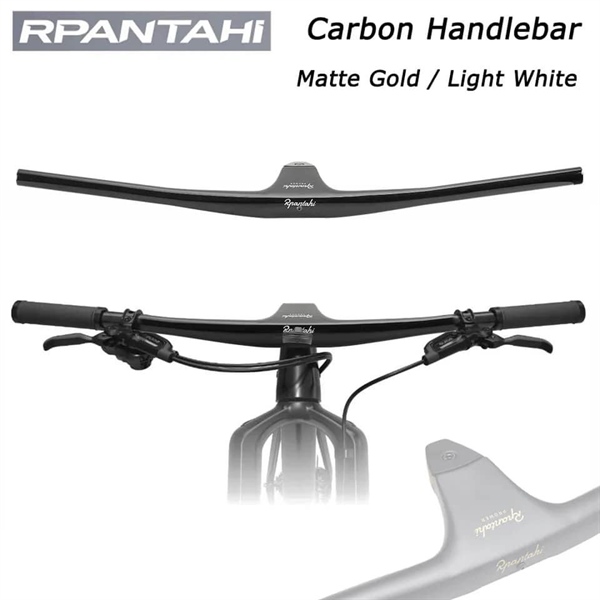  Ghi đông xe đạp MTB carbon liền potang Rpantahi 
