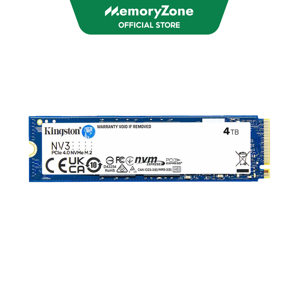 Ổ cứng SSD Kingston NV3 500GB - 1TB - 2TB - 4TB M.2 PCIe Gen4 x4 NVMe
