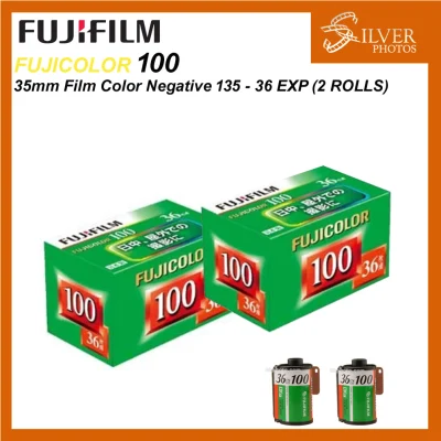 Fujifilm Fujicolor 100 35mm Film Color Negative 135 -36 Exposures (2 Rolls)