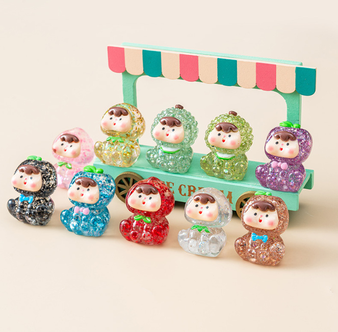 Đồ chơi Set 10 Túi Mù Moi kim tuyến phát sáng - Đồ chơi túi bí mật size vừa, charm túi mù