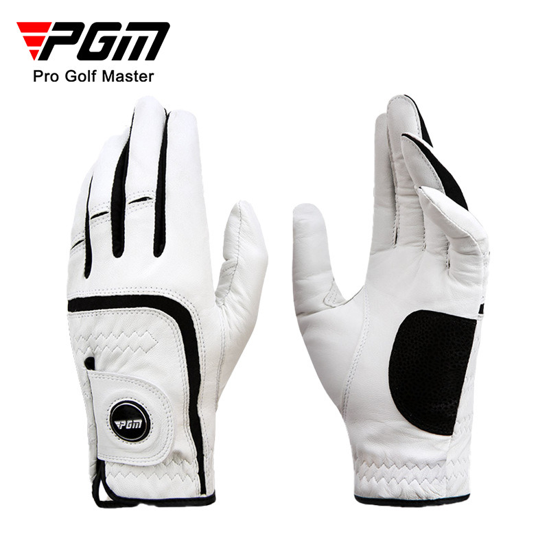 PGM Golf Gloves Men's Sheepskin Gloves Non-Slip Breathable Golf Supplies High Quality Lambskin