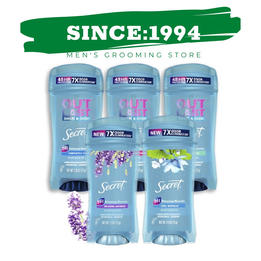 Gel Ngăn tiết mồ hôi và Khử mùi Secret nhiều mùi hương 73g