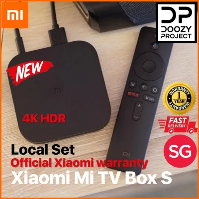 [SG] Xiaomi Mi TV Box S 4K Local Set - English (1 Year Singapore Xiaomi Warranty)
