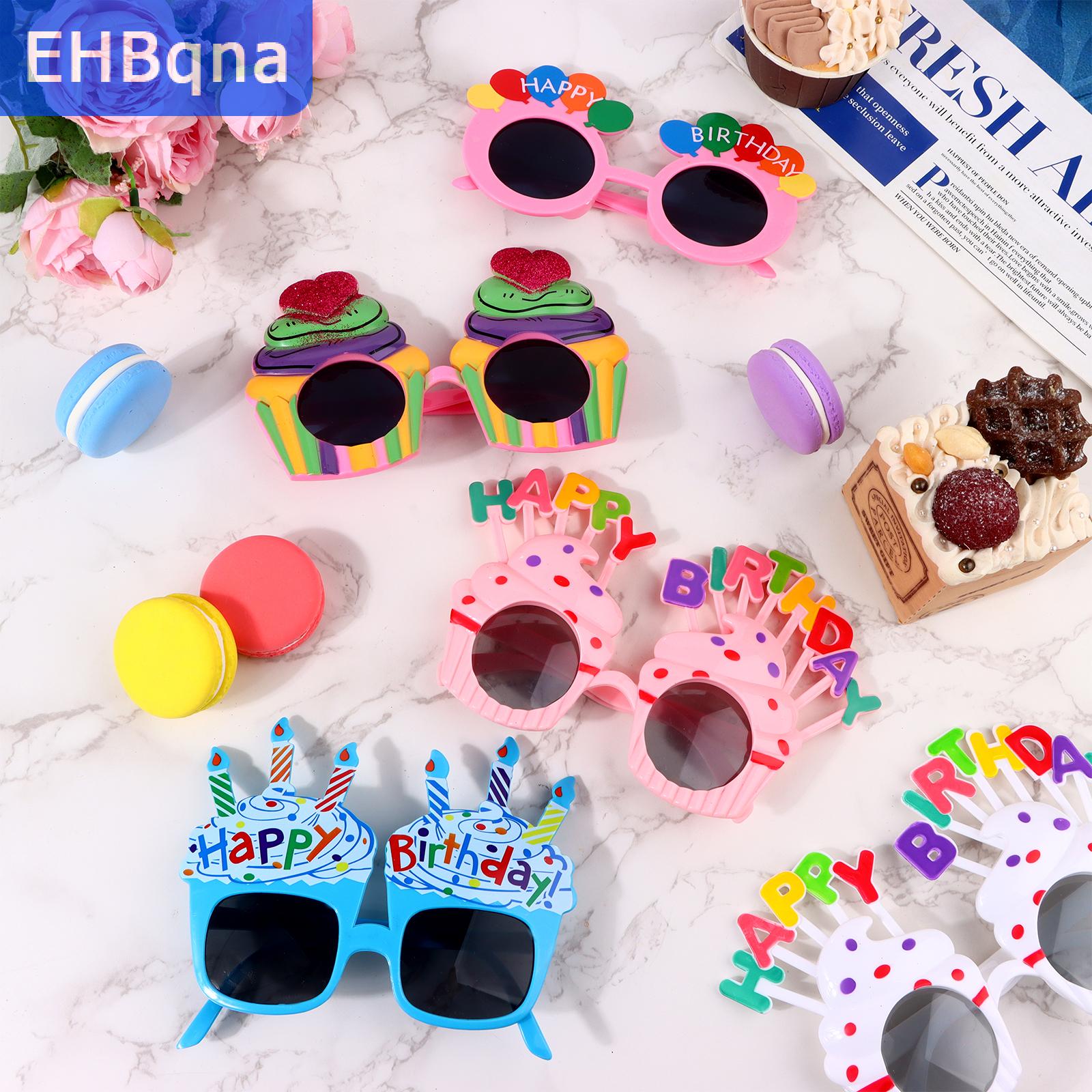 [COD] EHBqna SPORTS แว่นตากันแดดสำหรับงานเลี้ยงวันเกิด10คู่, ถ่ายภาพตลกแว่นกันแดดอุปกรณ์ประกอบฉากแฮปปี้วันเกิดปาร์ตี้แว่นกันแดดแปลกใหม่สำหรับเด็กและผู้ใหญ่วันเกิด ราคา 267 บาท*ส่งฟรี