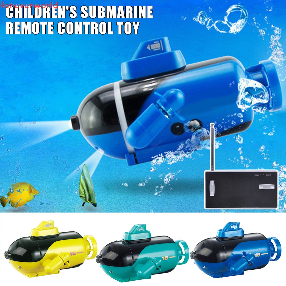 Đồ chơi tàu ngầm điện điều khiển từ xa mini đa năng dành cho bể cá hồ bơi