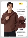 Áo khoác gió nam YODY cơ bản phối dây dệt MCWC26S001