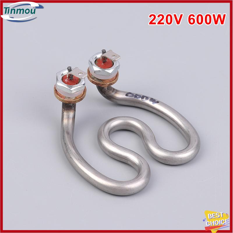 【Tinmou】🌟🌟【Hot Sale】🎈 500W 600W 220V Ấm đun nước điện không gỉ yếu tố làm nóng móng ngựa nước điện ống nhiệt cho máy pha cà phê - 2