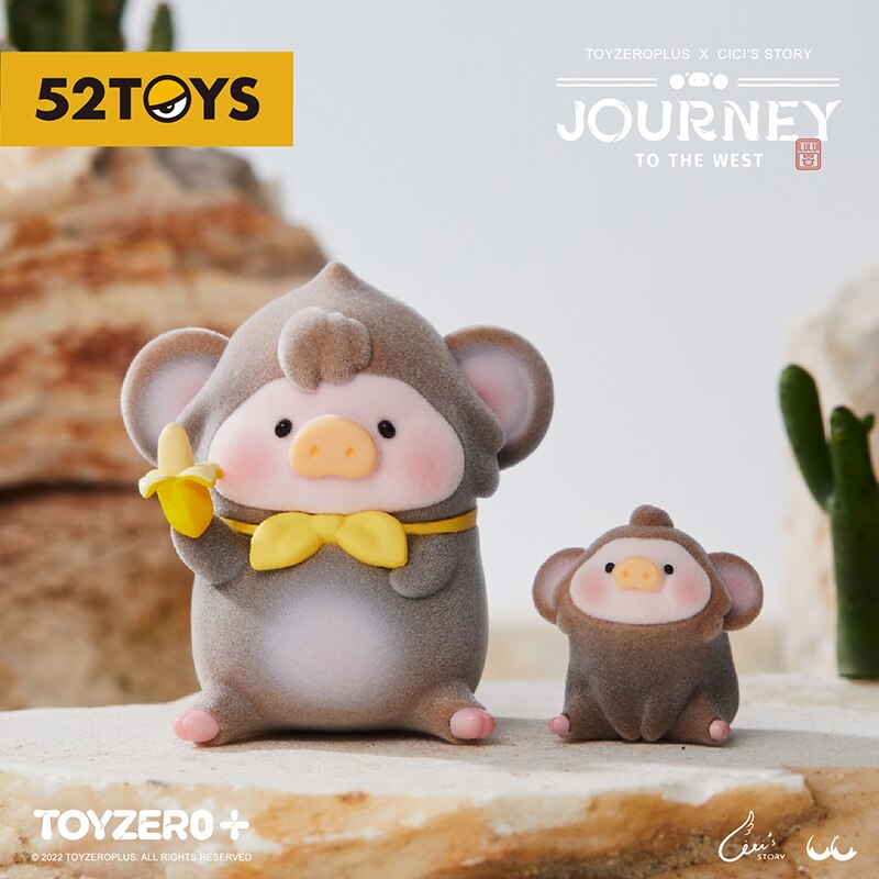 52TOYS Blind Box LULU The Piggy Travel Series, Mystery Box, 1PC Action  Figure Collectible Toy Desktop Decoration Gift