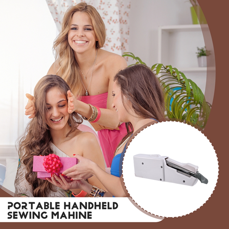 Portable Manual Handheld Sewing Machine Mini Micro-Home Electric Easy-To-Sew Shirt Pocket