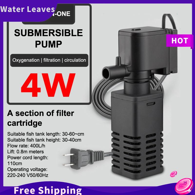 [Water]Hot Sale Freeshipping Nhựa 3 Trong 1 Fish Tank Lọc Lọc Tăng Oxy Không Khí Aquarium Lọc Với Bên Trong Miếng Bọt Biển 4 6 12 20 30W - 5