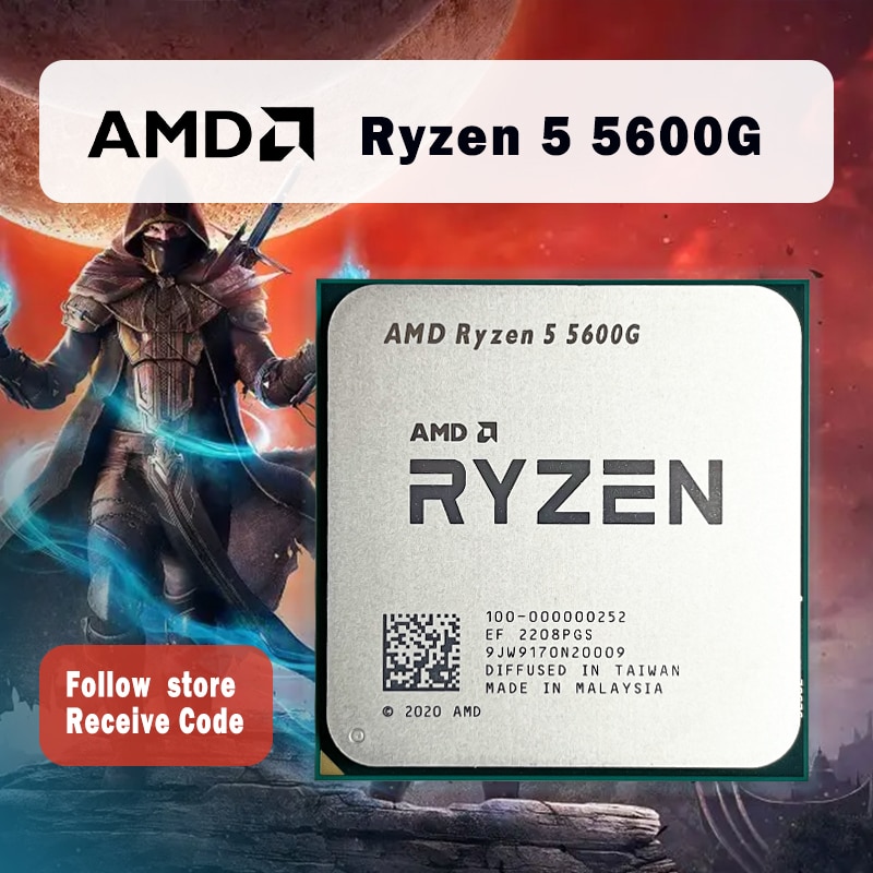 Ryzen 5 5600 6-Core 12-Thread Cpu 3.5Ghz Base Frequency 32Mb L3