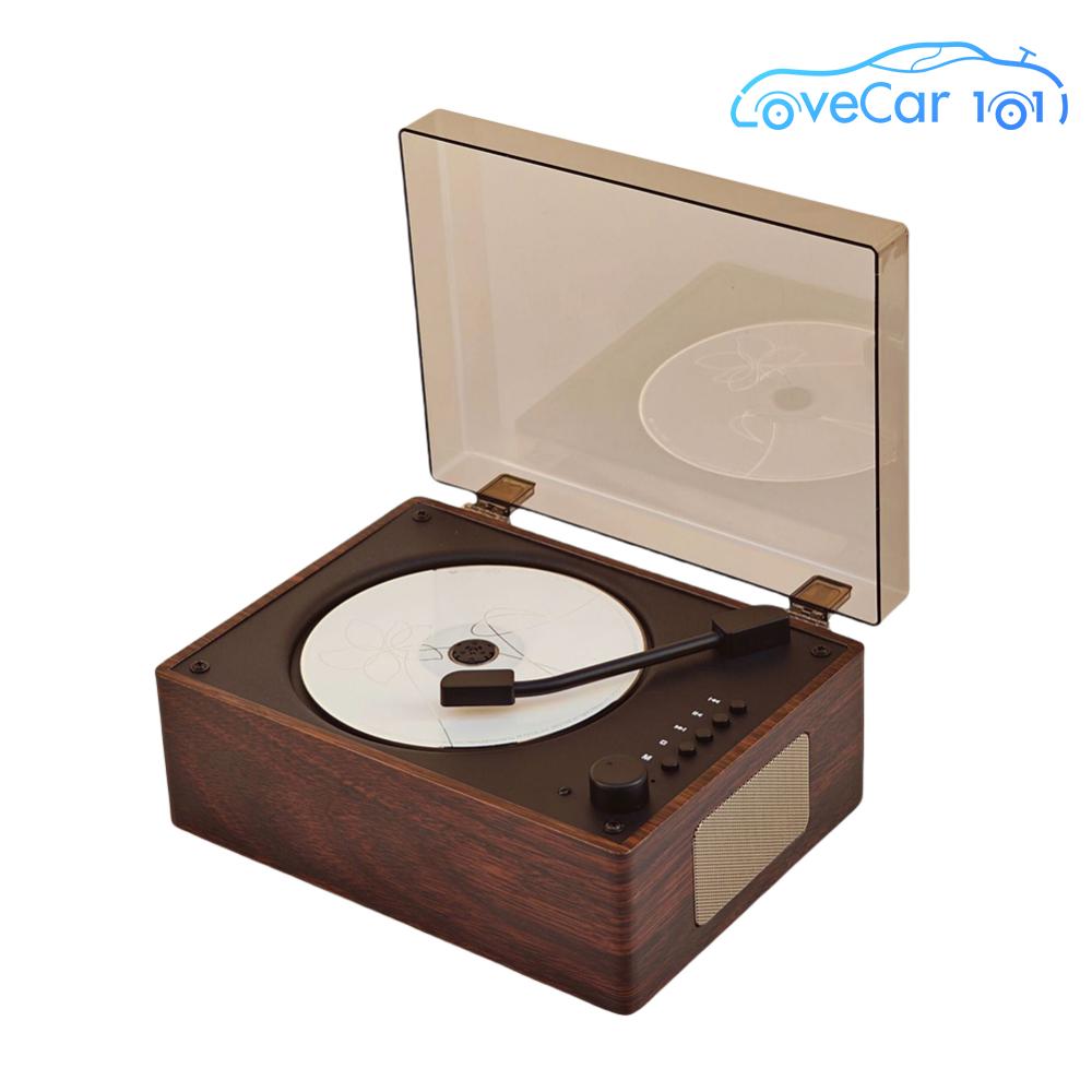 Retro CD Player Rechargeable Support CD BT USB 3.5mm AUX CD Music Player Bluetooth-Compatible 5.0 Home Sound Home Decor ราคา 1,189 บาท*ส่งฟรี