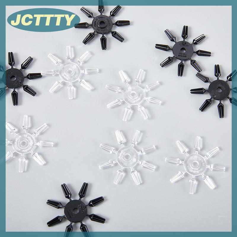 JCTTTY 40 cái/bộ phi tiêu bảo vệ cánh hợp kim phi tiêu tiết kiệm chuyến bay Phi Tiêu trắng Phụ Kiện Đầu Đuôi Đen