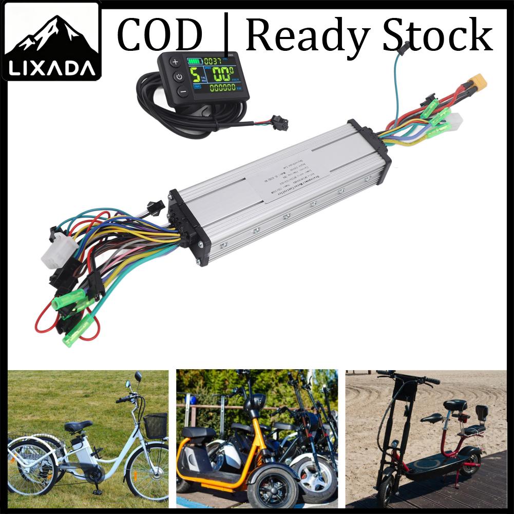 LIXADA Motor Controller LCD Display Stable Speed Brushless Controller Dual Drive Kit Silent 250W 350W for Scooter ราคา 5,562 บาท*ส่งฟรี
