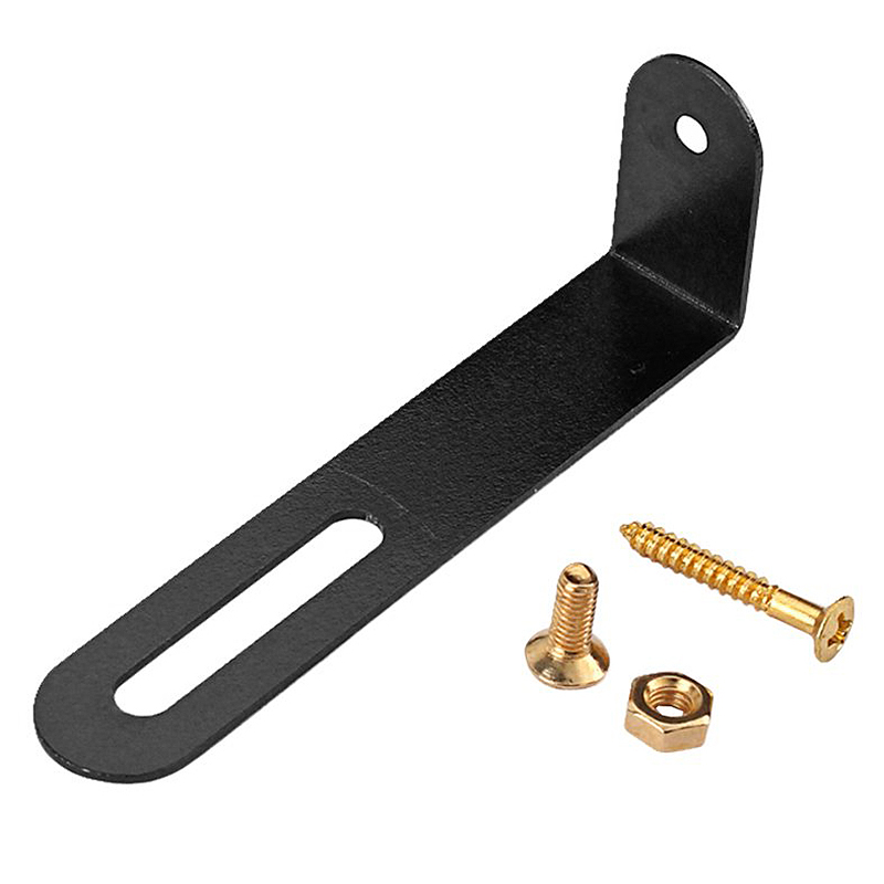 Electric Guitar Support Parts Scratchplate Bracket with Nut Gold Screws for LP Guitar Pickguard
